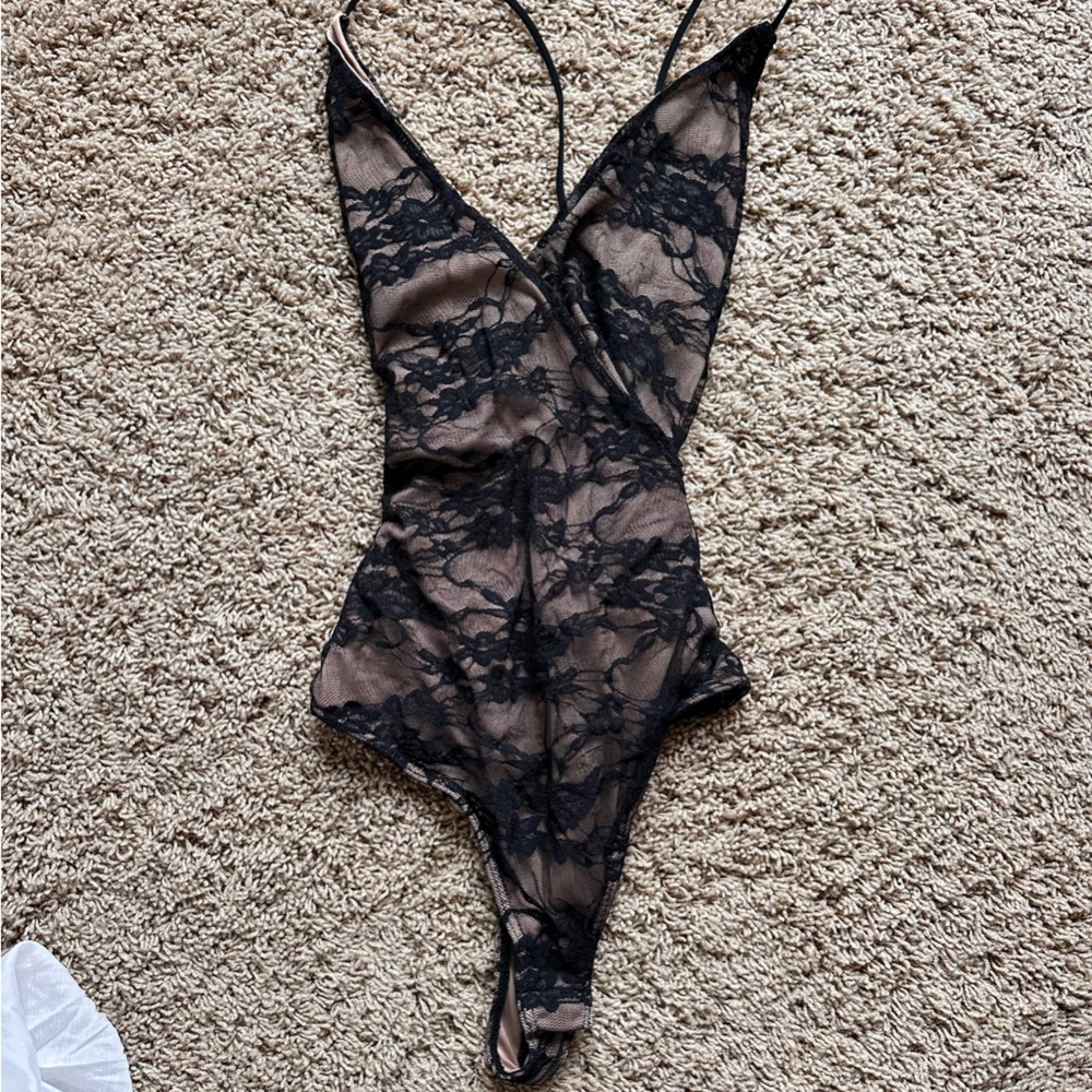 Black Lace Bodysuit